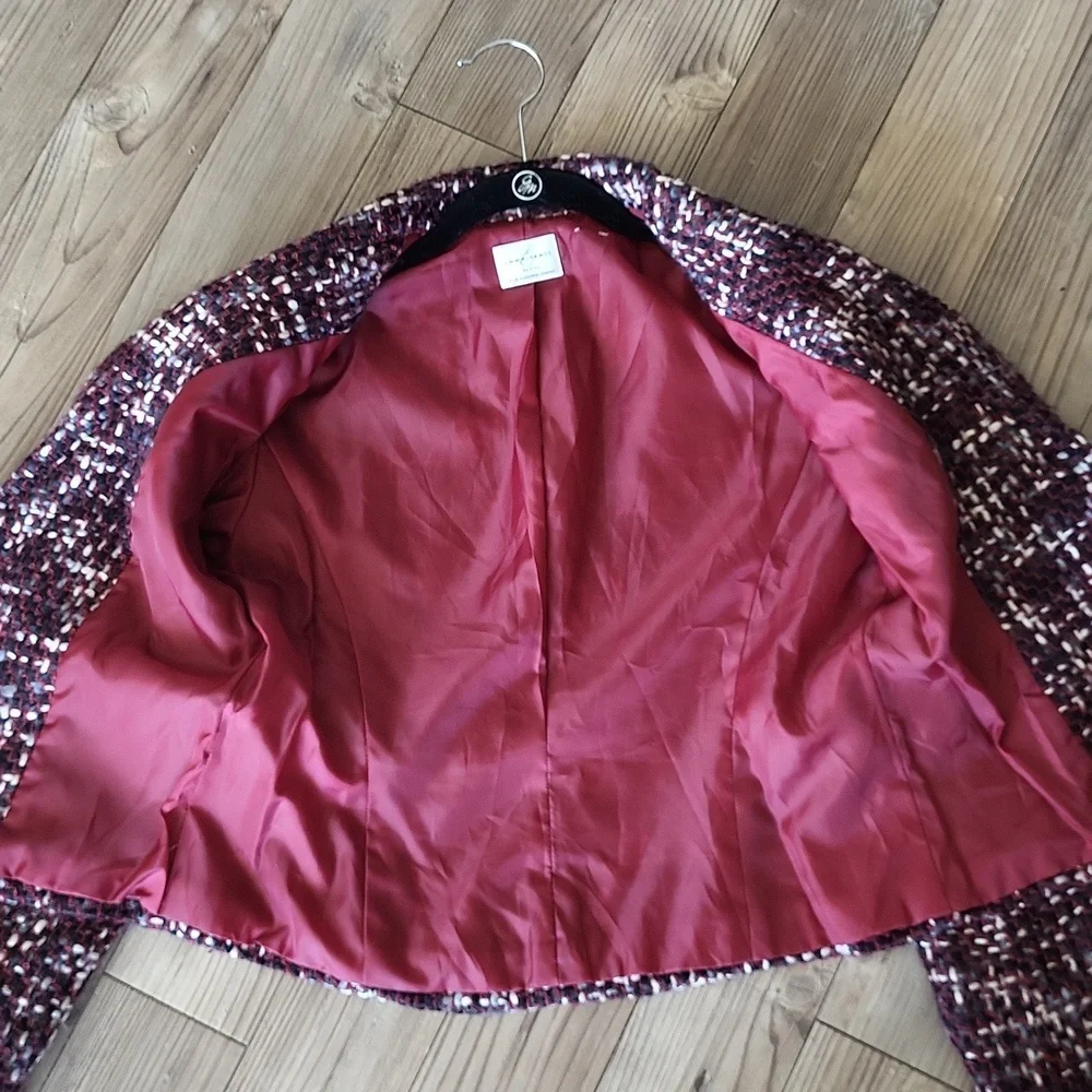 EMMA JAMES Tweed Lined Single Button Blazer Jacket. - Picture 7 of 8